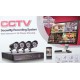 Πλήρες έγχρωμο σετ CCTV εποπτείας και καταγραφής με 4 Κάμερες Πλήρες έγχρωμο σετ CCTV εποπτείας και καταγραφής με 4 Κάμερες