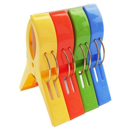 Μανταλάκι για πετσέτα θαλάσσης 4 τμχ