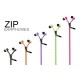 Zipper Style Handsfree για smartphones 3.5mm Μαύρο