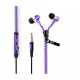 Zipper Style Handsfree για smartphones 3.5mm Μαύρο