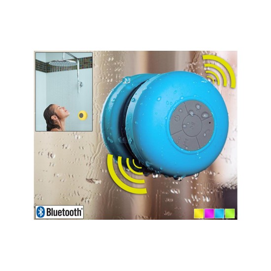 Αδιάβροχο Bluetooth ηχείο με βεντούζα Μαύρο Αδιάβροχο Bluetooth ηχείο με βεντούζα Μαύρο