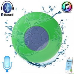 Αδιάβροχο Bluetooth ηχείο με βεντούζα Μαύρο