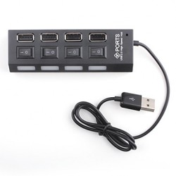 USB Hub 2.0 με 4 θύρες
