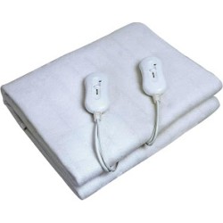 Διπλή Ηλεκτρική Κουβέρτα 100W – OEM – SILVER HK1514