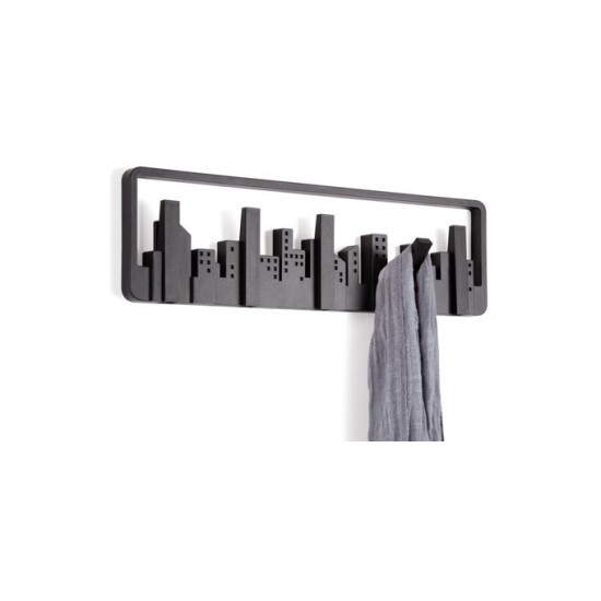 Κρεμάστρα Τοίχου 5 Θέσεων - Wall Shelf Hook City Κρεμάστρα Τοίχου 5 Θέσεων - Wall Shelf Hook City