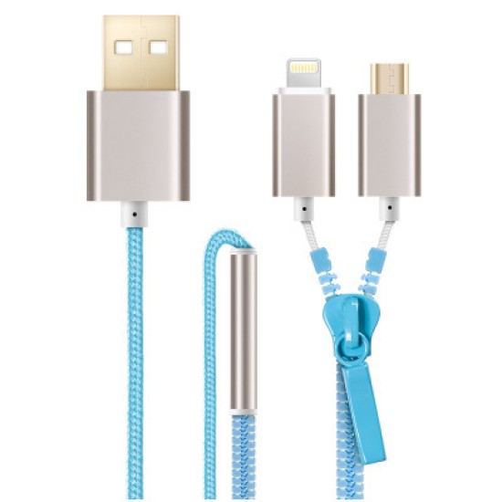 Zipper cable 2 in 1 CL-99 1 μ. Zipper cable 2 in 1 CL-99 1 μ.