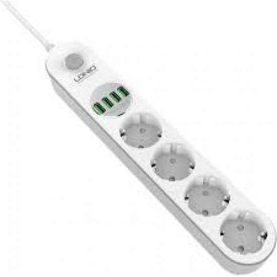Ldnio se4432 4 υποδοχέων 2500w με 4 θύρες USΒ & Power Strip Smart Home kantoor