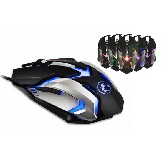 Ενσύρματο οπτικό ποντίκι με 6 κουμπιά - 1600dpi - X8