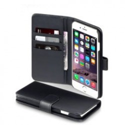 i-Phone 5 θήκη πορτοφόλι & stand Μαύρο
