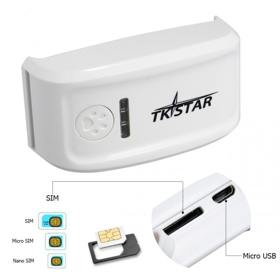 GPS Tracker κατοικιδιου με κολάρο - TKSTAR