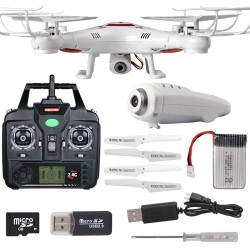 K300C Wi-Fi Drone Τηλεκατευθυνόμενο Τετρακόπτερο 6 Axis Gyro 2.4GHz με HD Camera