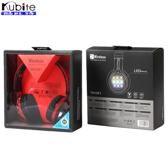 Kubite TM-021 Bluetooth Ακουστικά με LED Φωτισμό