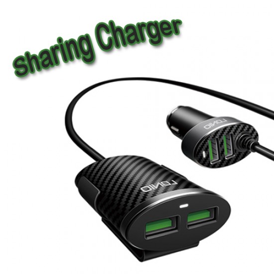 Ldnio Dual Plug φορτιστής αυτοκινήτου κοινής χρήσης AED69