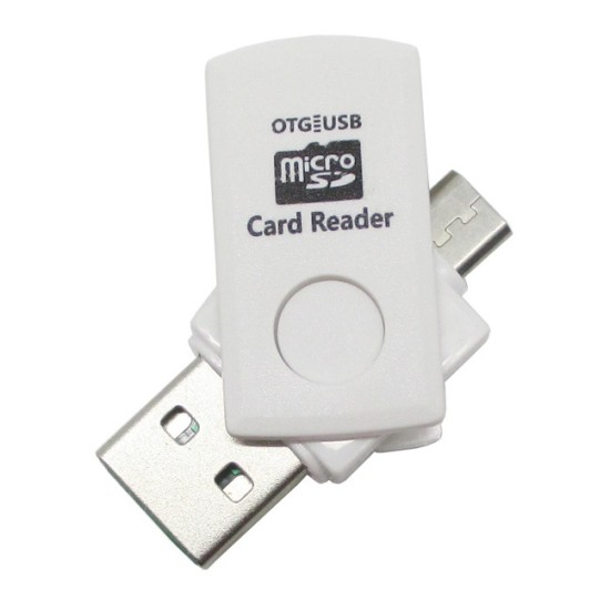 Usb 2.0 Mini Card reader & OTG for MicroSD - Blister 195691 Usb 2.0 Mini Card reader & OTG for MicroSD - Blister 195691