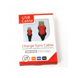 Usb καλώδιο δεδομένων/φόρτισης micro Usb 1,5μ MU850