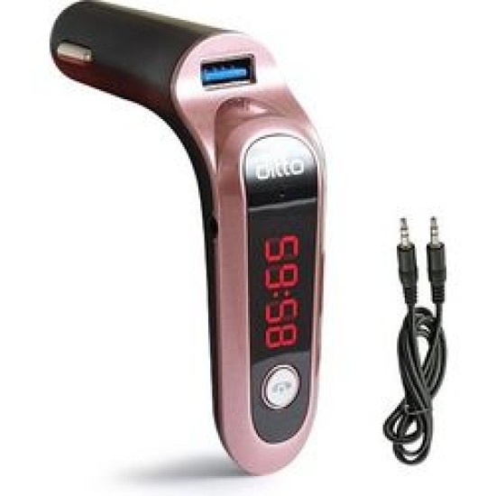 Ασύρματη συσκευή αυτοκινήτου FM Bluetooth hands-free με υποδοχείς καρτών MicroSD Υ για smartphones (ΟΕΜ)