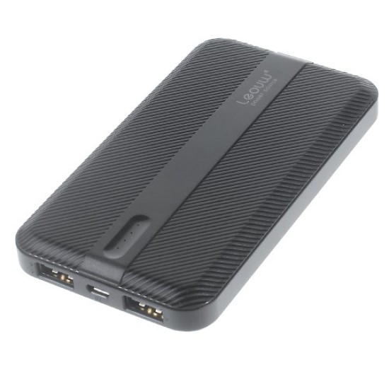 Power Bank 10000 mAh Leouw LE-350 Μαύρο Power Bank 10000 mAh Leouw LE-350 Μαύρο