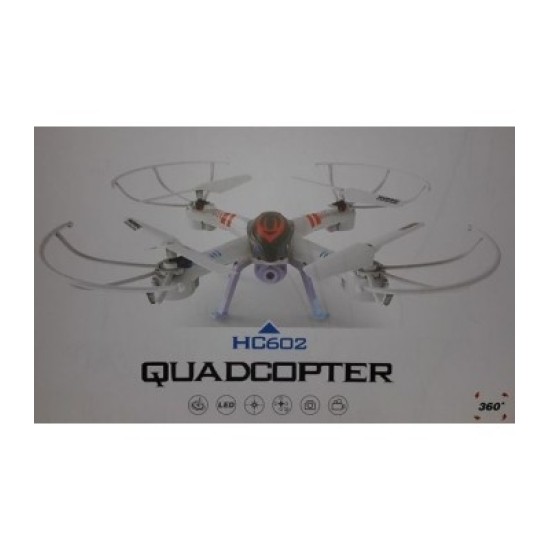 QUADCOPTER HC 602 ΜΕ ΧΕΙΡΙΣΤΗΡΙΟ ΚΑΙ HD ΚΑΜΕΡΑ 6-AXIS / 4 CHANNELS QUADCOPTER HC 602 ΜΕ ΧΕΙΡΙΣΤΗΡΙΟ ΚΑΙ HD ΚΑΜΕΡΑ 6-AXIS / 4 CHANNELS