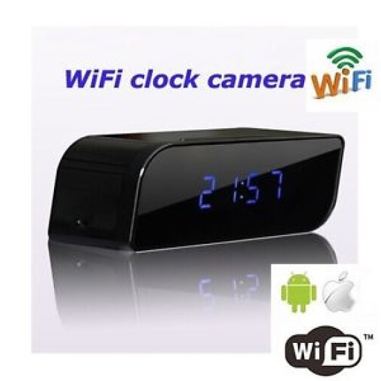 Ρολόι κρυφή κάμερα 720P HD με wifi & ανιχνευτή κίνησης για νυχτερινή όραση Ρολόι κρυφή κάμερα 720P HD με wifi & ανιχνευτή κίνησης για νυχτερινή όραση