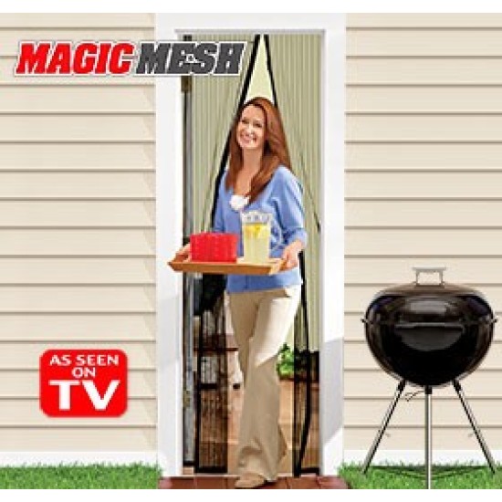 Έξυπνη σίτα Magic Mesh 18 μαγνητάκια 100χ210 Έξυπνη σίτα Magic Mesh 18 μαγνητάκια 100χ210
