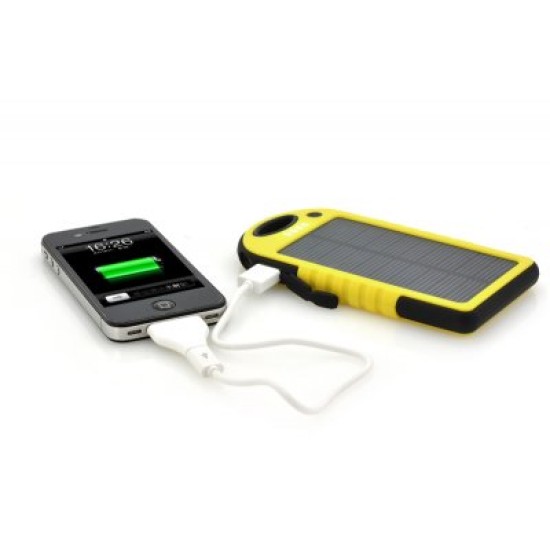 Αδιάβροχος Ηλιακός Φορτιστής 5000mAh Αδιάβροχος Ηλιακός Φορτιστής 5000mAh