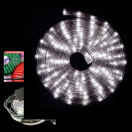 Λευκός Φωτοσωλήνας LED 10m με control