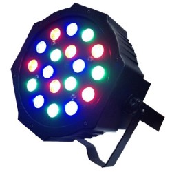 LED ΠΡΟΒΟΛΕΑΣ RGB 18X3W 25DEG BLACK IP20 ST-1022