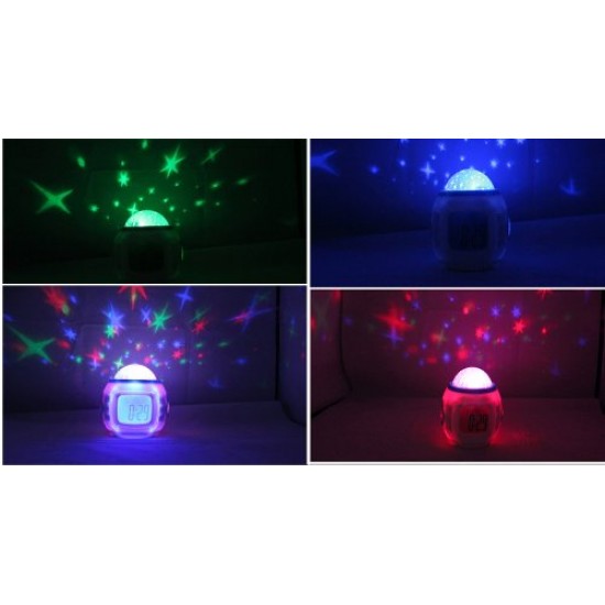 Star sky projector alarm clock Star sky projector alarm clock