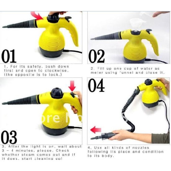 Ατμοκαθαριστής 1000W Steam Cleaner DF-A001 Ατμοκαθαριστής 1000W Steam Cleaner DF-A001