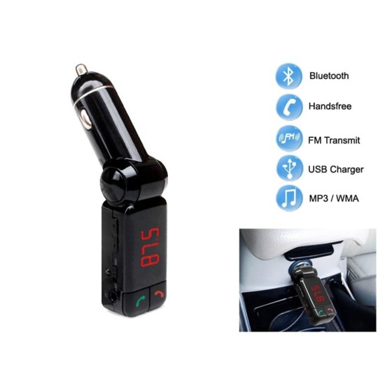 Bluetooth USB/SD MP3 Player & Φορτιστής 2x USB 2A Αυτοκινήτου - Car FM Transmitter XE-710 Bluetooth USB/SD MP3 Player & Φορτιστής 2x USB 2A Αυτοκινήτου - Car FM Transmitter XE-710