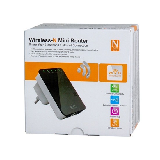 Αναμεταδότης και Ενισχυτής wi-fi Σήματος Wireless-N mini router W523N2