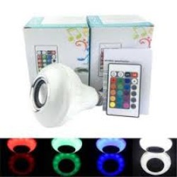 LED Λάμπα RGB που αλλάζει Χρώματα, Ηχείο Bluetooth & Χειριστήριο