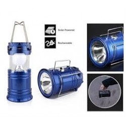 Φακός & Ηλιακή Λάμπα Camping 6 LED & Powerbank OEM