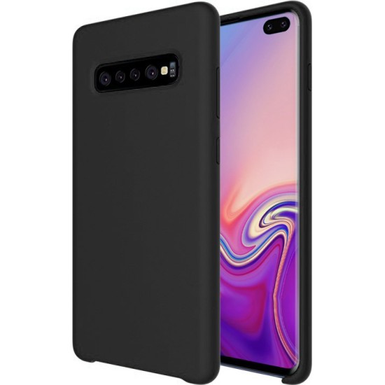 Θήκη Σιλικόνης Για Samsung Galaxy S10 Plus Μαύρο