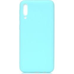 Θήκη Σιλικόνης TPU Ματ για Samsung Galaxy A70 - Γαλάζιο 