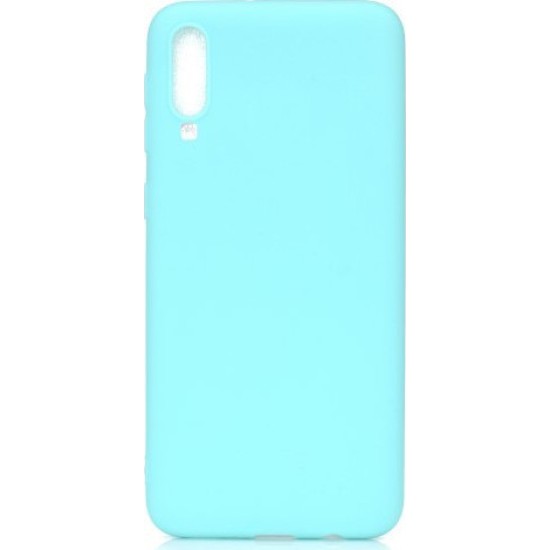 Θήκη Σιλικόνης TPU Ματ για Samsung Galaxy A70 - Γαλάζιο