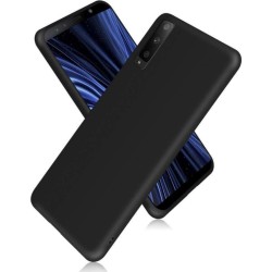 Soft Matt TPU Case Back Cover Samsung Galaxy A7 A750 (2018) black