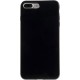 Soft Matt Case Back Cover (iPhone 8 Plus / 7 Plus) black Soft Matt Case Back Cover (iPhone 8 Plus / 7 Plus) black