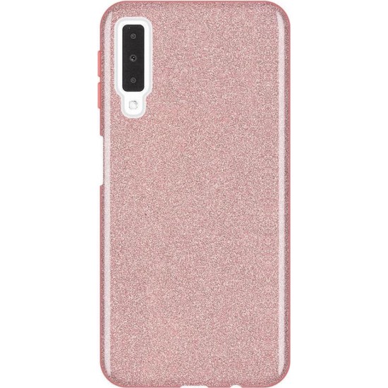 Shining Back Cover Σιλικόνης Ροζ (Galaxy A50)