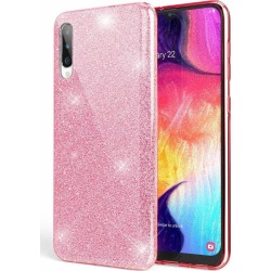 Shining Back Cover Σιλικόνης Ροζ (Galaxy A50)