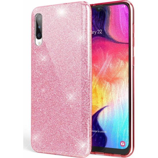 Shining Back Cover Σιλικόνης Ροζ (Galaxy A50)