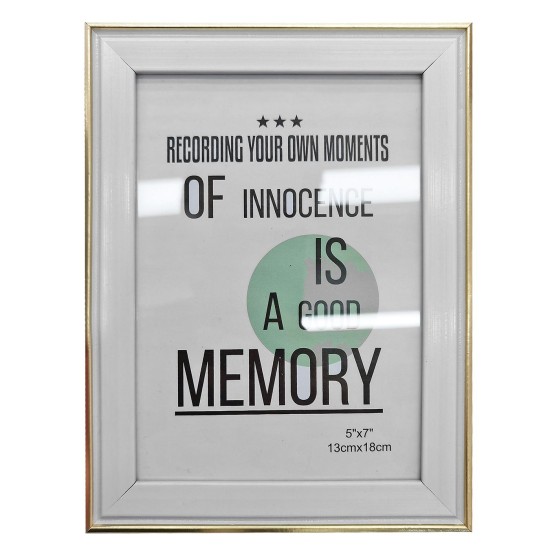 Κορνίζα πλαστική τύπου αλουμινίου 13x18cm Homie 322061