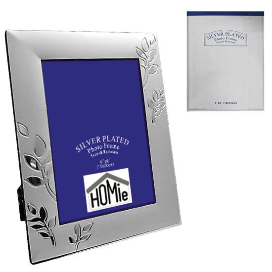 Κορνίζα επάργυρη κλαδιά 10x15cm Homie 32544