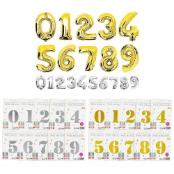 Μπαλόνι μεταλλιζέ αριθμός γενεθλίων Αριθμός=81cm Homie 3770