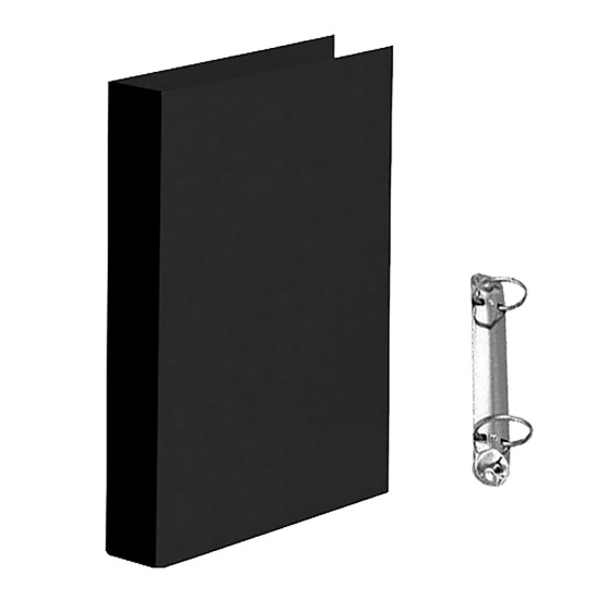 Κλασέρ α4 με 2 κρίκους μαύρο Α4 JustNote 381978