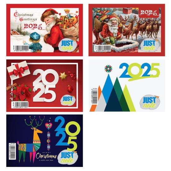 Ημερολόγιο 12φυλλο μικρό 9x6,8cm JustNote 38321