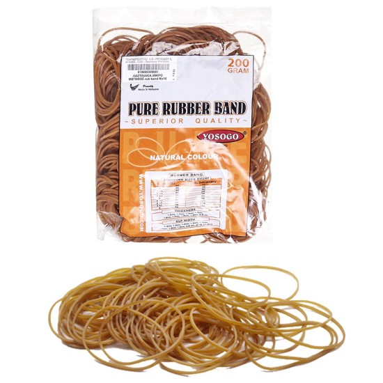 Λαστιχάκια μικρό μέγεθος Φ38mm 200gr JustNote 3923