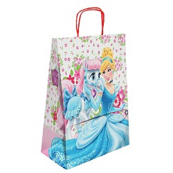 Τσάντα δώρου χάρτινη princess (40cm) 40x32x14cm Disney