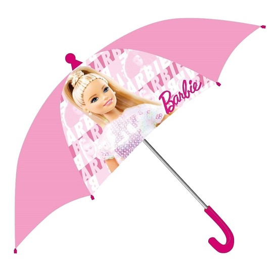 Ομπρέλα barbie ροζ-άσπρο H60cm,Φ70cm Barbie Ομπρέλα barbie ροζ-άσπρο H60cm,Φ70cm Barbie