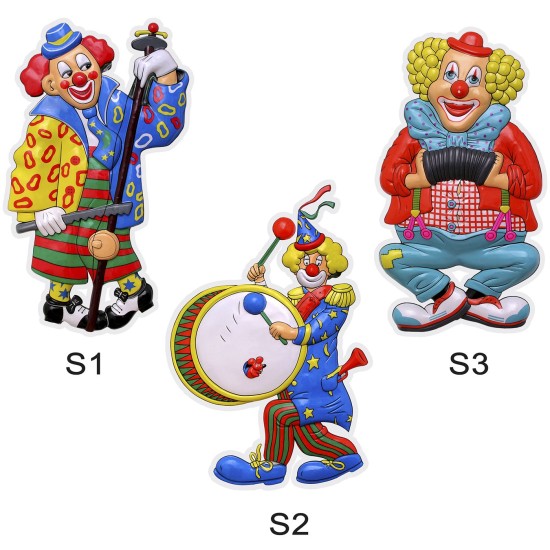 Ντεκόρ Τοίχου Βάκουμ Κλόουν 100cm Carnavalista 231623